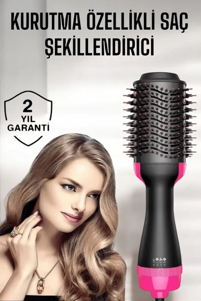 1200 Watt Gücünde, Negatif İyon Teknolojili, 3 Isı Kademeli Fön Tarağı ürün görseli 1