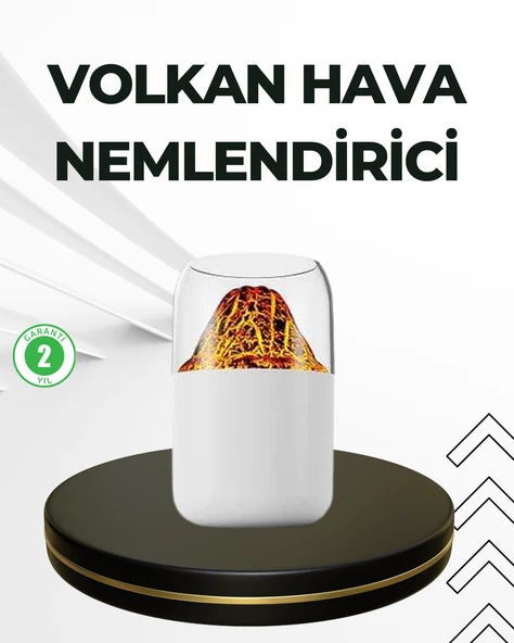 USB Şarjlı Volkanik Tasarımlı Buhar Makinesi ürün görseli