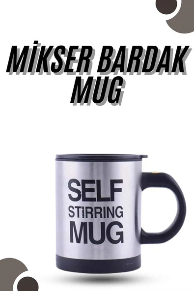 Karıştırıcı Özellikli Mikser Kupa Bardak Kompakt Taşınabilir Mug - 2