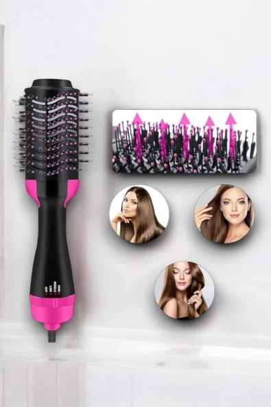 Fön Tarak Elektriklenmeyi Önleyen ve Parlaklık Veren Saç Şekillendirici - Resim 4