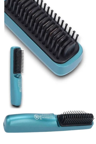 Şarjlı Saç Düzleştirici Tarak İyon Özellikli Sıkı Dişli Elektriklenme Karşıtı - 4