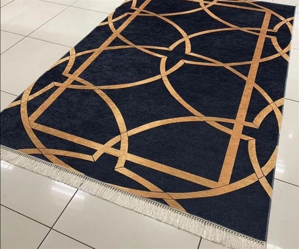 Hitit Yolluk Halısı 80x300 Lidya Lüx GK202 Siyah - 2