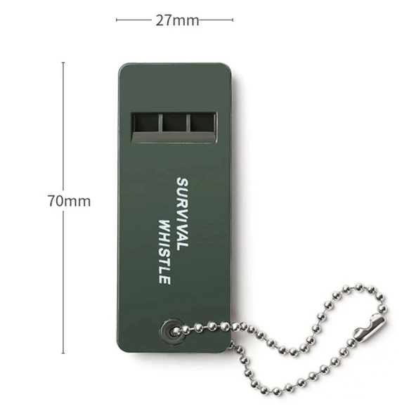 BUFFER® Kamp Outdoor Yaşam Yüksek Sesli Acil Durum Survival Plastik Düdük - 4