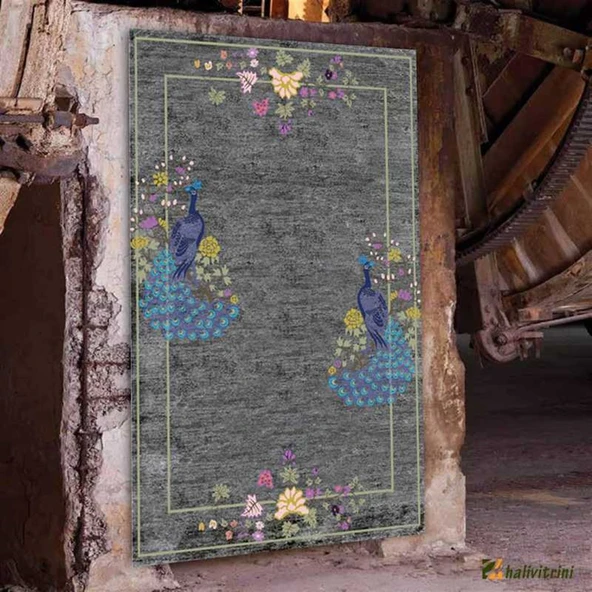 Hitit Salon Halısı 180x280 Lidya Lüx 4162 Gri - 2