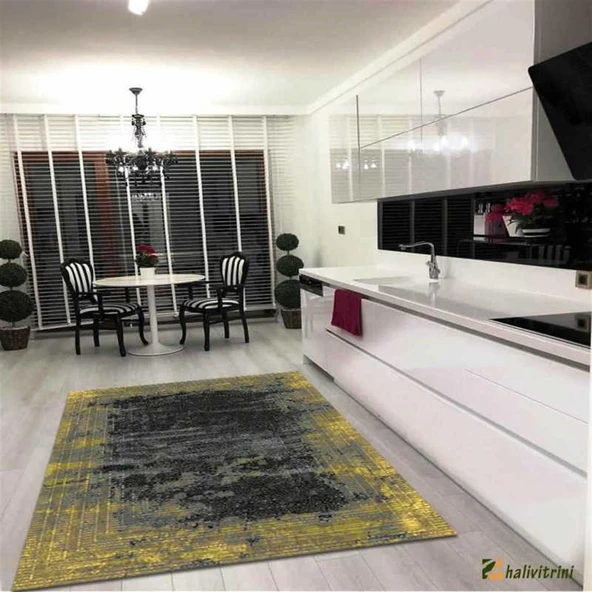 Hitit Yolluk Halısı 80x140 Lidya Lüx 4066 Sarı - 1