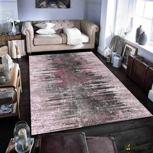 Hitit Yolluk Halısı100x200 Lidya Lüx 4082 Pembe - 2