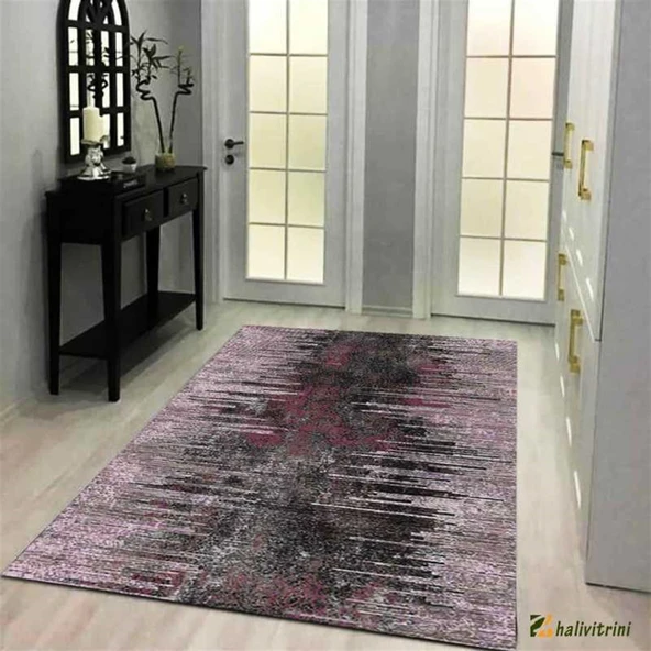 Hitit Yolluk Halısı100x200 Lidya Lüx 4082 Pembe - 1