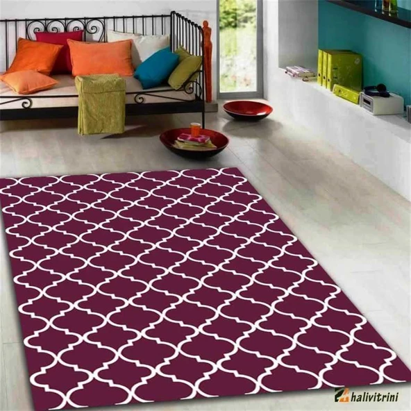 Hitit Yolluk Halısı 100x200 Lidya Lüx 4037 Mor - 1