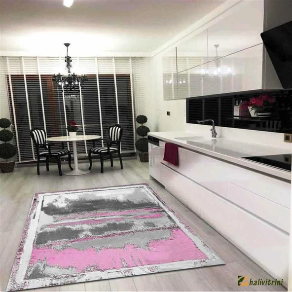 Hitit Yolluk Halısı 100x200 Lidya Lüx 4054 Pembe - 1