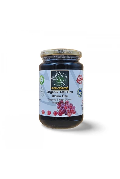 Aşıkzade Organik Tatlı Sıvı Üzüm Özü 370ml 480 G - 1
