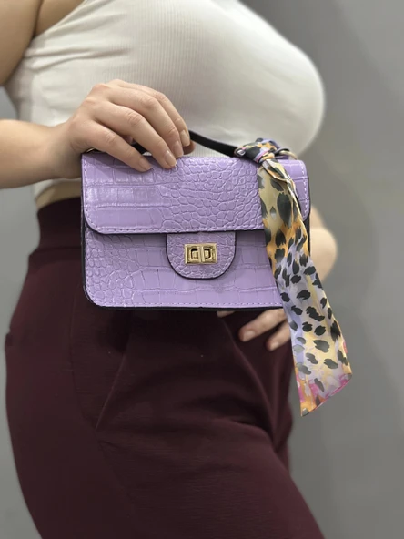 Jisse lila cilt çanta - Resim 2