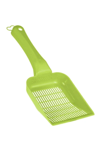 Aralıklı Plastik kedi Kumu Küreği,Temizleme Eleme Küreği Sarı