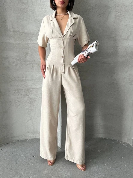 Uzun keten tulum s255059 ürün görseli