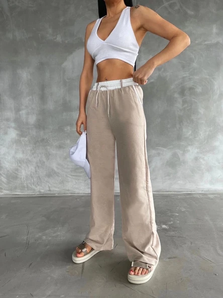 Garnili bol paça pantolon ürün görseli