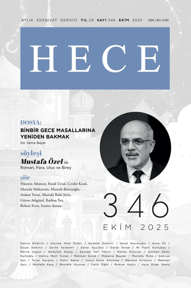 Hece Dergi 346.Sayı Ekim 2025 ürün görseli 1