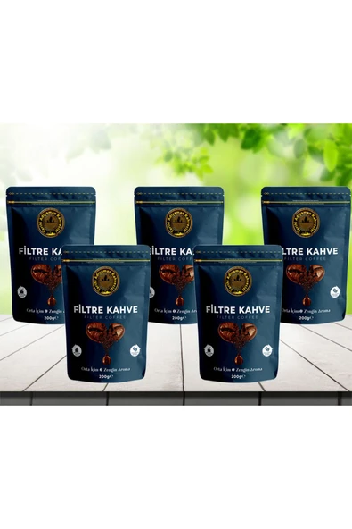 Filtre Kahve 200 g 5 adet