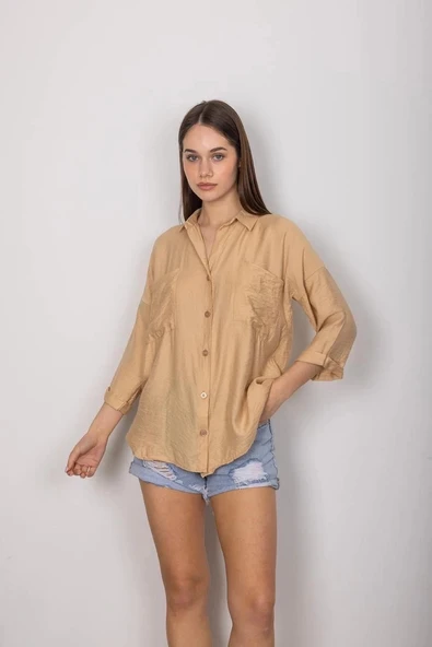 Cepli salaş gömlek t1010 - Resim 2