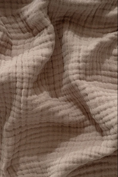 Rayme Textile Müslin Yatak Örtüsü Ultra Yumuşak Yüksek Kaliteli  4 Kat Muslin Pike (Tek Kişilik (180x240 cm) - 4