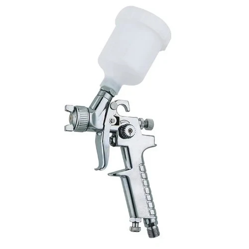 RTM H2000 Profesyonel Gölge Boya Tabancası – 125 ml HVLP Mini Boya Tabancası 0,8 mm Gümüş Kabza - 2