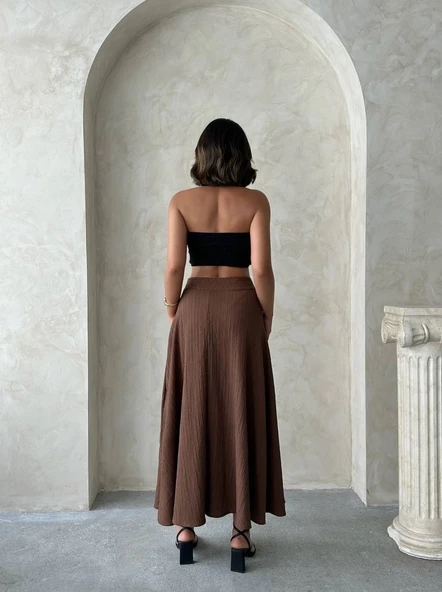 Uzun astarlı etek s255043 - Resim 4