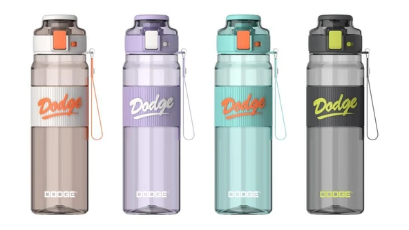 Dodge Su Matarası Tritan Siyah 850Ml - 5