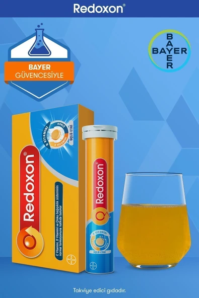 Redoxon Üçlü Etki 30 Efervesan Tablet I 1000 Mg C Vitamini, D Vitamini Ve Çinko Içeren Takviye Edici - Resim 7