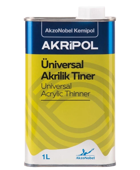 Akripol Universal Akrilik Tiner – Tüm Sonkat, Vernik ve Astarlarla Uyumlu