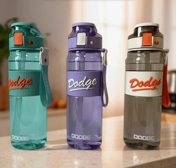 Dodge Su Matarası Tritan Siyah 850Ml - 6