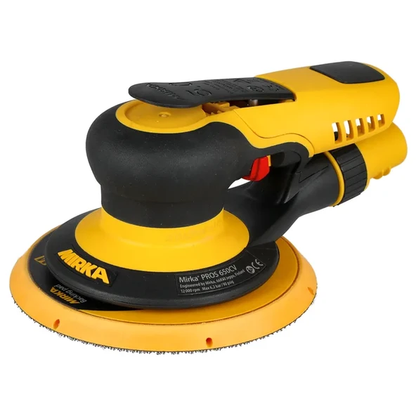 Mirka® PROS 650CV Ø150 mm Havalı Orbital Zımpara Makinesi – 5 mm Orbit – Merkezi Vakumlu – 12000 rpm - Resim 2