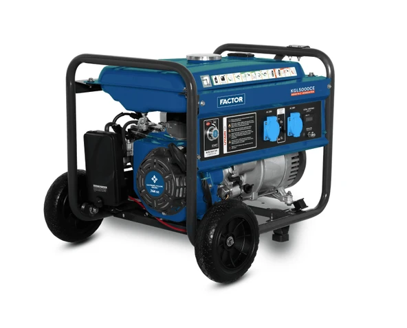 Factor KGL5000CE  Benzinli Jeneratör İpli-Marşlı 5 KVA - 1