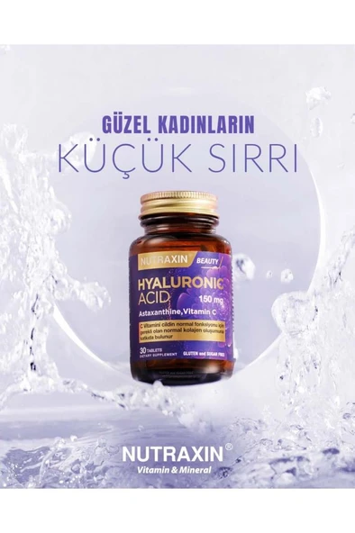 Nutraxin Beauty Hyaluronic Acid 30 Tablet - 4