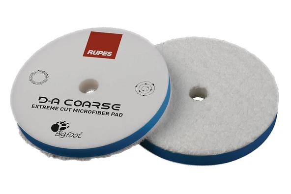 Rupes 9.MF130H Sert Boyalar'da Ağır Çizik Giderici Ve Parlatma Mikrofiber Ped 130m - 1