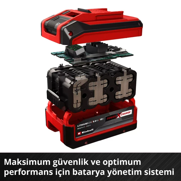 Einhell PXC+ 18V 5-8Ah MULTI Yedek Akü Batarya - Resim 7