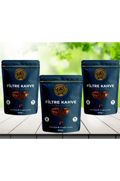 Filtre Kahve 200 g 3 adet