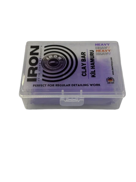 IRONCHEM Kil Cleaning Clay Agresif Heavy 100 gr – Zift, Reçine ve Boya Kalıntısı Temizleme Kili - 4