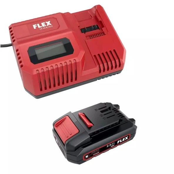 FLEX Şarjlı Vidalama Ve Detaylı Temizlik Fırça Seti - DD 2G Matkap, 3lü Fırça (10.8V 2.5AH Akülü) - 4