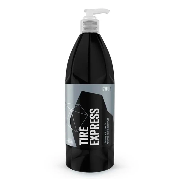 GYEON Q²M Tire Express Lastik Parlatıcı ve Koruyucu - 1000 ml -Su Bazlı Jel Oto Lastik Cilası - 1