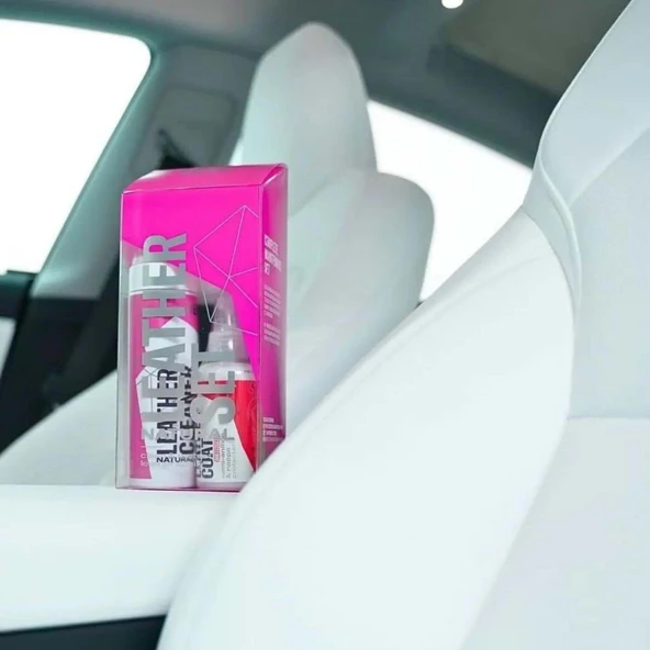 GYEON Q²M LeatherSet Natural Modern Deri Günlük Hafif Temizlik ve Bakım Seti (5 Parça) - 200 ml - 7