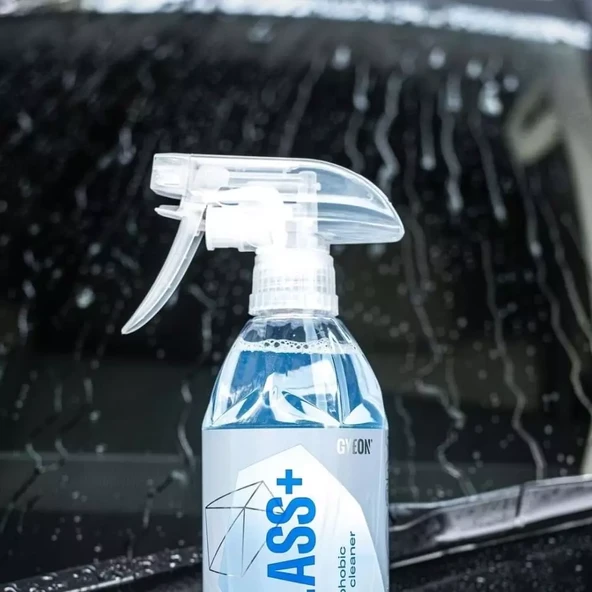 GYEON Q²M Glass+ Plus Araç Cam Yağmur Kaydırıcı Su İtici ve Temizleyici - 1000 ml -Hidrofobik Parlak - 8