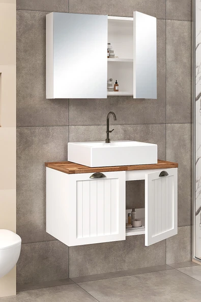 80 cm Aren Banyo Dolabı - 2