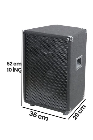 Lastvoice LPM-10 Ahşap Profesyonel Kabin Hoparlör 10 inç 450W - 4