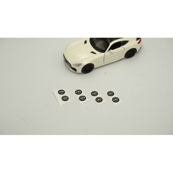 Opel Logo Jant Torpido Direksiyon 9mm Damla Sticker Logo Seti - 2