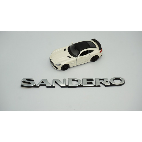 Dacia Sandero Bagaj Krom ABS 3M 3D Yazı Logo Amblem - 2