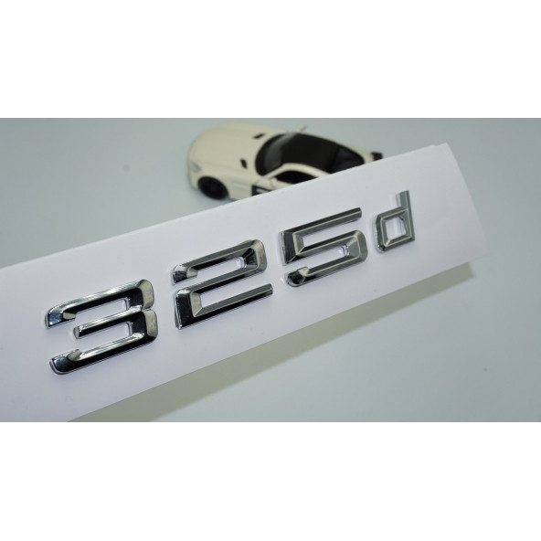 Dk Tuning 325d Bagaj Krom Metal 3m 3d Yazı Logo Bmw İle Uyumlu