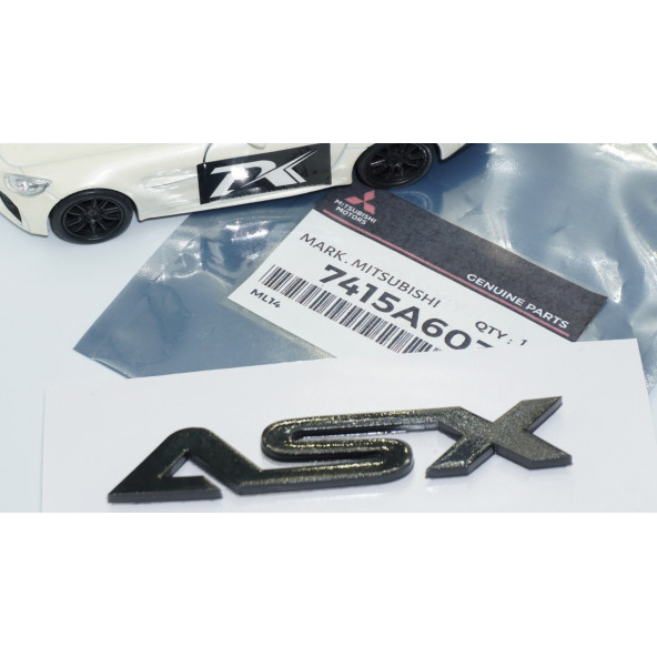 DK Tuning ASX Bagaj Siyah ABS 3M 3D Yazı Logo Mitsubishi İle Uyumlu - 5