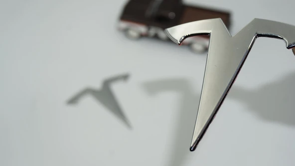 DK Tuning Tesla Model 3 S X Logo Krom Metal Rozet Amblem Arma Seti ürün görseli