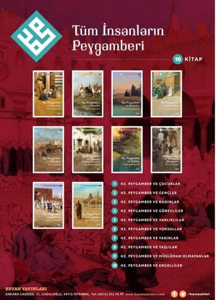 Tüm İnsanların Peygamberi Serisi (10 Kitap) ürün görseli