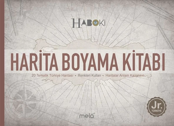Harita Boyama Kitabı 20 Tematik Türkiye Haritası ürün görseli