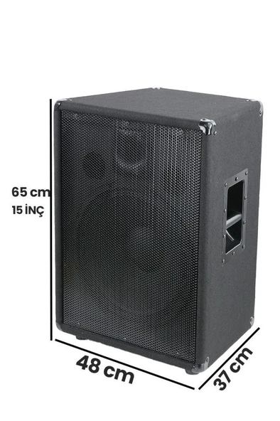 Lastvoice LPM-15 Ahşap Profesyonel Kabin Hoparlör 15 inç 1000W - 5