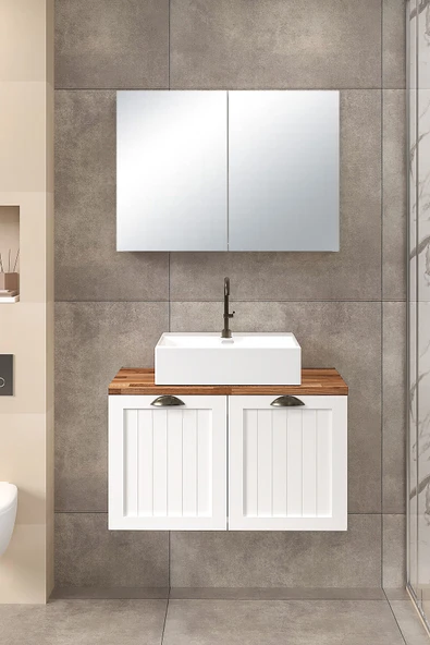 80 cm Aren Banyo Dolabı - 3